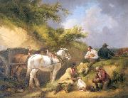 George Morland, The Labourer's Luncheon